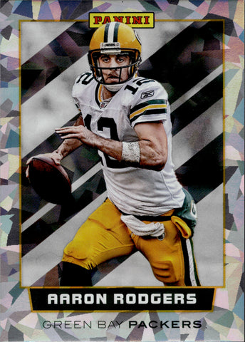 2018 Score Color Rush #5 Aaron Rodgers Green Bay Packers Football Card :  Collectibles & Fine Art 