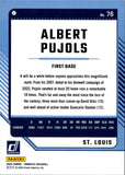 2024 Albert Pujols Panini Donruss BLACK 1/1 ONE OF ONE #76 St. Louis Cardinals