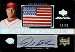 2007 Josh Hamilton Upper Deck Black PRIDE OF A NATION ROOKIE AUTO 58/99 AUTOGRAPH RC #58 Cincinnati Reds