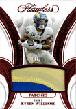 2025 Kyren Williams Panini Flawless RUBY RED PATCH 02/15 RELIC #PAT-KWS Los Angeles Rams