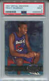 1997-98 Tracy McGrady Skybox Metal Universe ROOKIE RC PSA 9 #42 Toronto Raptors HOF 9609