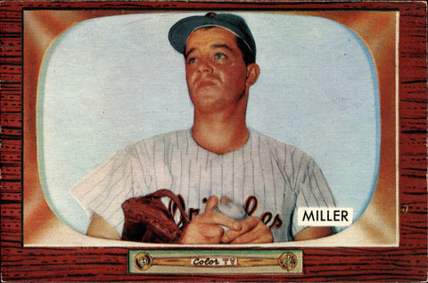 1955 Bill Miller Bowman #245 Baltimore Orioles BV $20