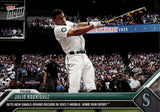 2023 Julio Rodriguez Topps Now SETS NEW SINGLE ROUND RECORD IN HOME RUN DERBY #558 Seattle Mariners 4