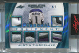 2021 Justin Timberlake Leaf Superlative Collection PERSONAL EQUIPMENT 6 PIECE PATCH 4/7 RELIC #PE-11 Los Angeles Kings