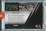2010 Ollie Matson Panini Plates & Patches GRIDIRON CUTS AUTO 12/20 AUTOGRAPH #32 Los Angeles Rams HOF