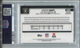 2025 Ashton Jeanty Topps Chrome GOLD GEOMETRIC REFRACTOR VARIATION ROOKIE 37/50 RC PSA 9 #322 Las Vegas Raiders 1064