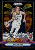 2025 Paige Bueckers Panini Prizm WNBA ROOKIE GROOVY #12 Dallas Wings