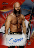 2020 Tommaso Ciampa Topps Finest WWE RED REFRACTOR AUTO 2/5 AUTOGRAPH #A-TO NXT