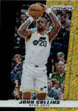 2024-25 John Collins Panini Prizm BLACK GOLD SHIMMER 3/8 #162 Utah Jazz