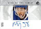2023-24 Michael Bunting Upper Deck SP Authentic SIGNS OF THE TIMES AUTO AUTOGRAPH #SOTT1-BU Toronto Maple Leafs
