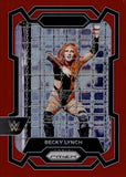 2024 Becky Lynch Panini Prizm WWE RED CONCOURSE 128/299 #120 Monday Night Raw