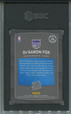 2017-18 De'Aaron Fox Donruss Optic RATED ROOKIE RC SGC 9 #196 SACRAMENTO KINGS 0112