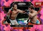 2022 Urijah Faber Panini Prizm PINK CRACKED ICE #42 Bantamweight HOF