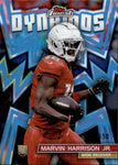 2024 Marvin Harrison Jr. Topps Finest DYNAMOS ROOKIE BLUE REFRACTOR 082/150 RC #DYN-13 Arizona Cardinals