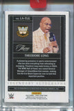 2024 Theodore Long Panini Three Count WWE LEGENDARY AUTO 73/99 AUTOGRAPH #LA-TLG WWE Legend