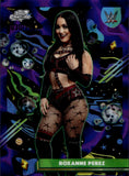 2026 Roxanne Perez Topps Chrome Cosmic PURPLE REFRACTOR 030/150 #52 Monday Night Raw