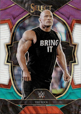 2023 The Rock Panini Select WWE CONCOURSE LEVEL TRI-COLOR #31 WWE Legend