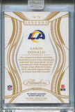2025 Aaron Donald Panini Flawless HOLO SILVER DIAMOND LEGENDS 04/15 #71 Los Angeles Rams