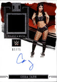 2023 Cora Jade Panini Impeccable WWE ELEGANCE SHIRT AUTO 07/75 AUTOGRAPH RELIC #EM-CJD NXT