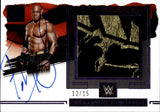 2023 "The All Mighty" Bobby Lashley Panini Impeccable WWE PURPLE ELEGANCE JUMBO SHIRT AUTO 12/15 AUTOGRAPH RELIC #JM-BLS Friday Night Smackdown