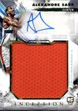 2024-25 Alexandre Sarr Topps Inception ROOKIE JUMBO RELIC AUTOGRAPH RC AUTO #RJR-AS Washington Wizards