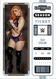 2023 Gigi Dolin Panini Chronicles CONTENDERS WWE HOLO SILVER 20/25 #114 NXT
