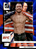 2023 Colby Covington Panini Donruss UFC HOLO BLUE LASER 49/49 #10 Welterweight