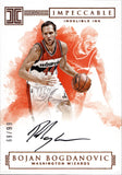 2016-17 Bojan Bogdanovic Panini Impeccable INDELIBLE INK AUTO 69/99 AUTOGRAPH #II-BB Washington Wizards