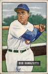 1951 Bob Ramazotti Bowman ROOKIE RC #247 Chicago Cubs BV $20