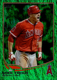 2013 Mike Trout Topps EMERALD FOIL #338 Anaheim Angels