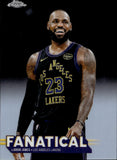 2025-26 LeBron James Topps Chrome Update SP FANATICAL #FAN-4 Los Angeles Lakers
