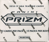 2018-19 Panini Prizm Basketball, Super Value Cello Rack Pack Box