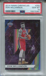 2019-20 Zion Williamson Panini Chronicles RECON ROOKIE RC PSA 10 #292 New Orleans Pelicans 5387