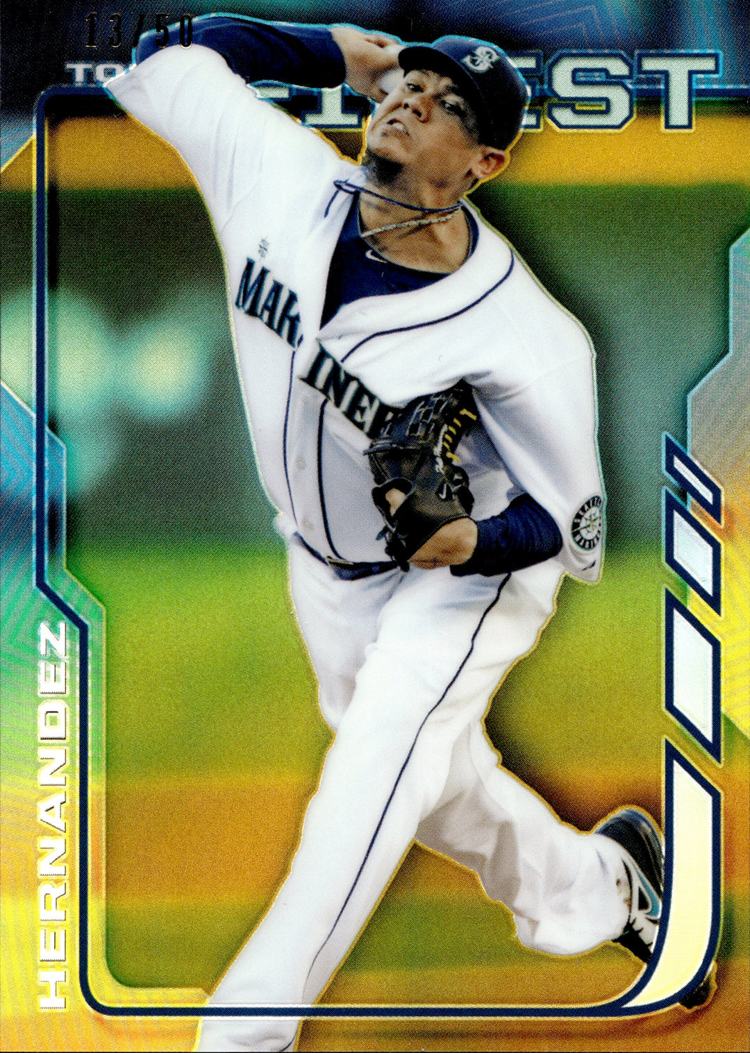 Erick top Hernandez 1st Bowman Gold Mojo Refractor