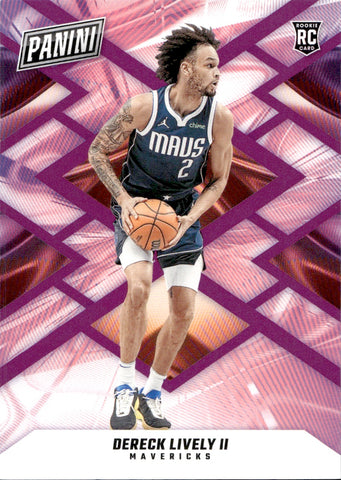 2024 Dereck Lively II Panini Black Friday PURPLE ROOKIE 24/25 RC #RC5 Dallas Mavericks