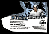 2025 Luc Robitaille Leaf Metal PLATINUM BLUE SHIMMER STEEL BLADES AUTO 3/4 AUTOGRAPH #SB-LR2 Los Angeles Kings
