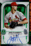 2022 Jack Flaherty Topps Tribute GREEN AUTO 57/99 AUTOGRAPH #TA-JF St. Louis Cardinals