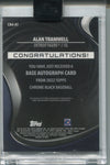 2022 Alan Trammell Topps Chrome Black AUTO 140/150 AUTOGRAPH #CBA-AT Detroit Tigers HOF