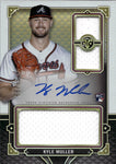 2022 Kyle Muller Topps Triple Threads ROOKIE AND FUTURE PHENOM TRIPLE JERSEY AUTO 68/99 AUTOGRAPH RELIC #RFPAR-KM Atlanta Braves