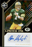 2023 Don Majkowski Panini Limited INK AUTO 15/49 AUTOGRAPH #LI-DM Green Bay Packers