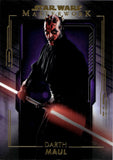 2020 Darth Maul Topps Star Wars Masterwork PURPLE 17/50 #67