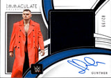 2022 Gunther Panini Immaculate JUMBO SHIRT AUTO 82/99 AUTOGRAPH RELIC #PM-GTH Friday Night Smackdown