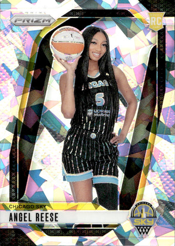 2024 Angel Reese Panini Prizm WNBA SILVER ICE ROOKIE RC #147 Chicago Sky