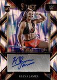 2023 Kiana James Panini Select WWE ROOKIE FLASH SIGNATURE SELECTIONS AUTO AUTOGRAPH #SLK-KJM Friday Night Smackdown