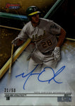 2018 Matt Olson Bowman's Best of 2017 GOLD REFRACTOR AUTO 21/50 AUTOGRAPH #B18-MO Oakland A's