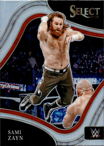 2022 Sami Zayn Panini Select WWE HOLO SILVER RINGSIDE #265 Friday Night Smackdown