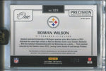 2024 Roman Wilson Panini One PRECISION ROOKIE JUMBO PATCH AUTO 63/99 AUTOGRAPH RELIC #323 Pittsburgh Steelers