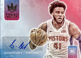 2020-21 Saddiq Bey Panini Court Kings FRESH PAINT ROOKIE AUTO 145/159 AUTOGRAPH RC #FP-SBY Detroit Pistons