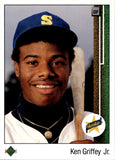 1989 Ken Griffey Jr. Upper Deck STAR ROOKIE RC #1 Seattle Mariners HOF *NRMT*