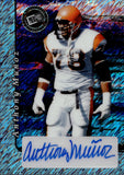 2024 Anthony Munoz Leaf Press Pass BLUE SHIMMER AUTO 12/20 AUTOGRAPH #20A-AM2 Cincinnati Bengals HOF